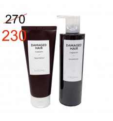 Damaged hair therapy shampoo 400ml+ Hair therapy treatment 200ml